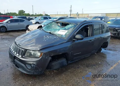 2016 Jeep Compass Sport из США, поврежденный, VIN 1C4NJCBB7GD506463